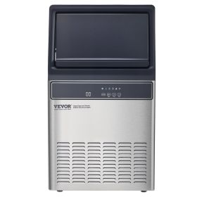 Commercial Ice Maker Freestanding Cabinet Machine 110lbs/24H 50 Ice Cubes