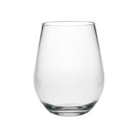 Oval Halo Tritan Glasses Drinking Set of 4 Hi Ball (20oz), Plastic Drinking Glasses, BPA Free Cocktail Glasses, Drinkware Set, Plastic Water Tumb