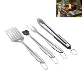 Cooking Food Utensil Cookware Kitchen Gadgets Barbecue Utensil (Color: Silver, Type: Barbecue Tool)